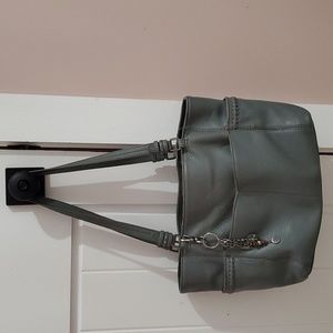 The Sak Sequoia Handbag Purse Maritime Blue Soft Leather EUC